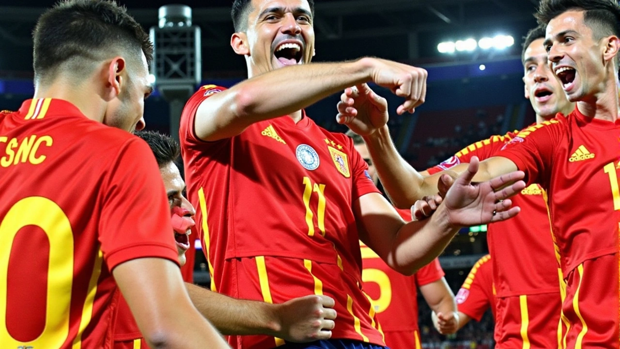 Spain Triumphs Over Denmark to Claim Top Spot in UEFA Nations League Group